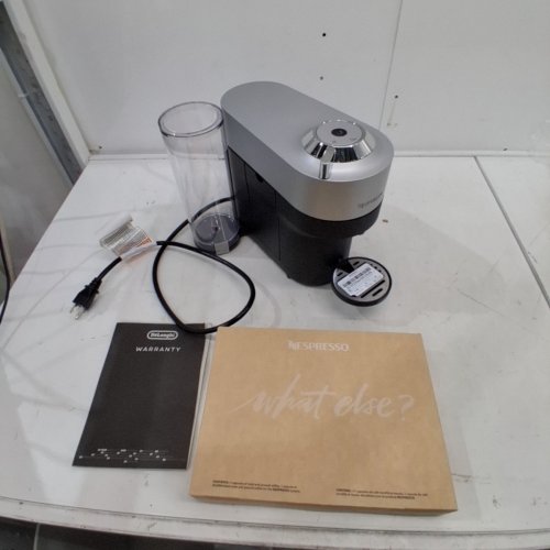 NESPRESSO VERTUO POP+ DELUXE BY DELONGHI SINGLE SERVE COFFEE & ESPRESSO MACHINE - TITAN GREY (MODEL: ENV95S) image 3