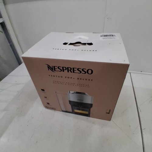 NESPRESSO VERTUO POP+ DELUXE BY DELONGHI SINGLE SERVE COFFEE & ESPRESSO MACHINE - TITAN GREY (MODEL: ENV95S) image 5