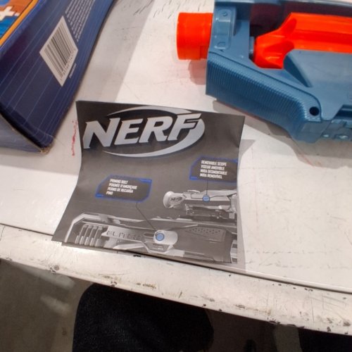 NERF ELITE 2.0 EAGLEPOINT RD-8 BLASTER WITH 8-DART DRUM - 16 ELITE DARTS & BOLT ACTION - ORANGE/BLUE - (MODEL: F0423) image 4