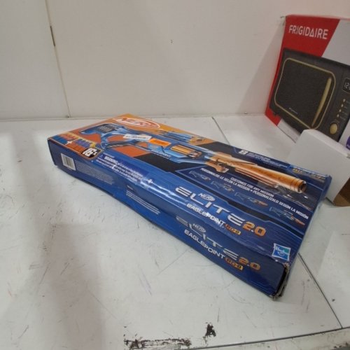 NERF ELITE 2.0 EAGLEPOINT RD-8 BLASTER WITH 8-DART DRUM - 16 ELITE DARTS & BOLT ACTION - ORANGE/BLUE - (MODEL: F0423) image 5