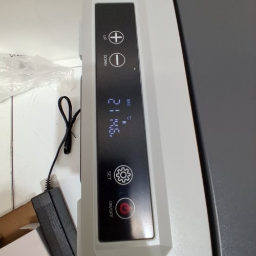 EUHOMY CAR REFRIGERATOR COMPRESSOR ELECTRIC COOLER WITH APP CONTROL - 12V - 10L - BLACK/GREY (MODEL: CF020-10GR-CAEH) image 2