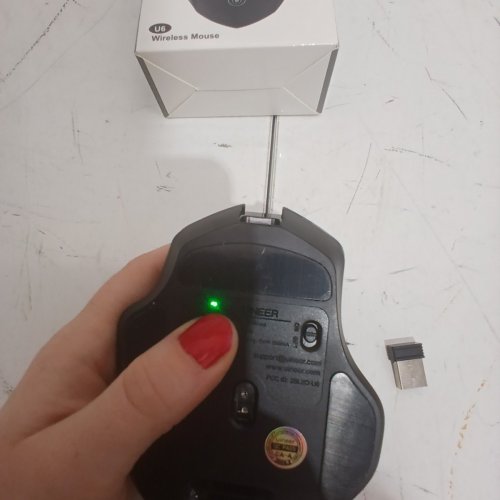 UINEER WIRELESS GAMING MOUSE - 2.4G - BLACK (MODEL: U6) image 3