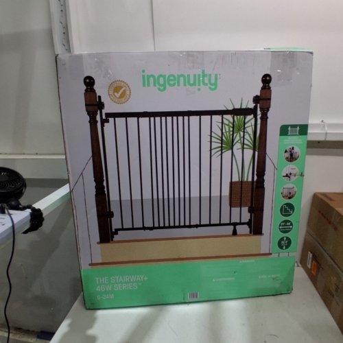 SUMMER BY INGENUITY THE STAIRWAY+ 46W SERIES PET AND BABY GATE - 31" - 46" X 32.5" - BLACK image 4