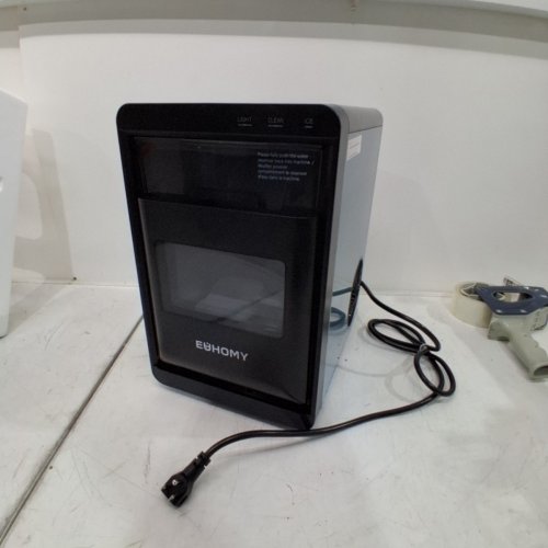 EUHOMY SELF-CLEANING COUNTERTOP NUGGET ICE MAKER - 40LBS/24H - BLACK (MODEL: IM017-NBL-CAEH) image 3