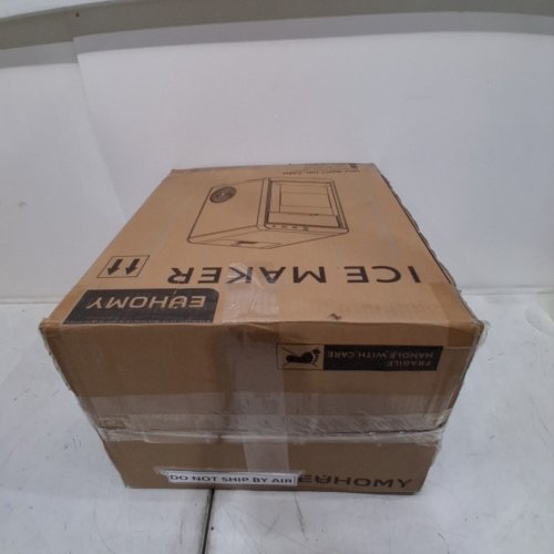 EUHOMY SELF-CLEANING COUNTERTOP NUGGET ICE MAKER - 40LBS/24H - BLACK (MODEL: IM017-NBL-CAEH) image 5