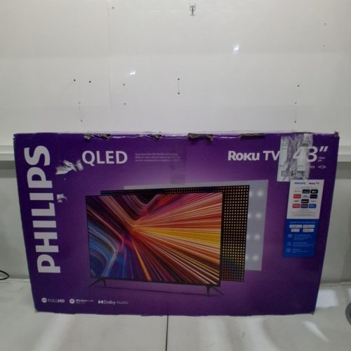 PHILIPS 7676 SERIES QLED FULLHD 1080P ROKU TV - 43" - BLACK - (MODEL: 43PQF7676/F6) image 14