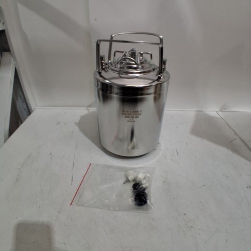 CORNELIUS BALL LOCK STAINLESS STEEL KEG - MAX 80PSI - 10L image 2