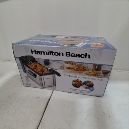 HAMILTON BEACH PROFESSIONAL STYLE ELECTRIC DEEP FRYER - 2L CAPACITY - BLUE (MODEL: 35031) image 5
