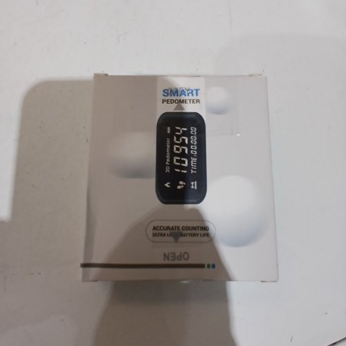 GOMMIN 3D PEDOMETER STEP COUNTER - 2.79" X 1.48" - BLACK image 4