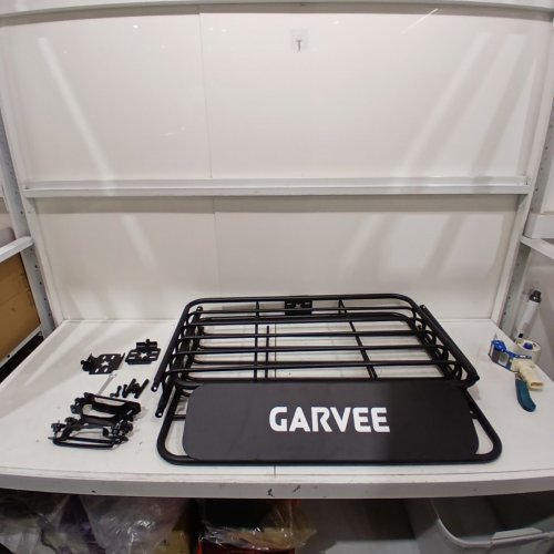 GARVEE CAR ROOF RACK CARRIER BASKET - 4FT X 3FT - BLACK image 3