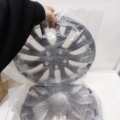 4PK HUBCAPS WHEEL COVERS FOR VARIOUS MODELS - 16" - BLACK/GLOSS (MODEL: T-R16-20) image 3