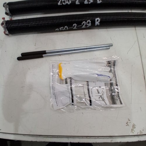 2PC GARAGE DOOR TORSION SPRINGS - LEFT AND RIGHT SIDES - BLACK (MODEL: 250-2-29) image 4