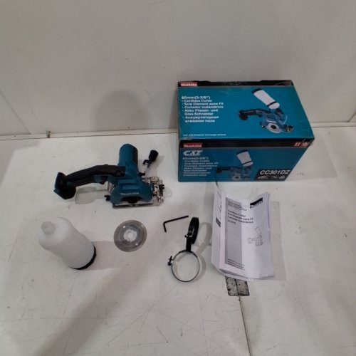 MAKITA CXT CORDLESS GLASS/TILE CIRCULAR SAW *TOOL ONLY* - 3-3/8" / 12V MAX - 1600RPM - BLUE (MODEL: CC301DZ) image 2