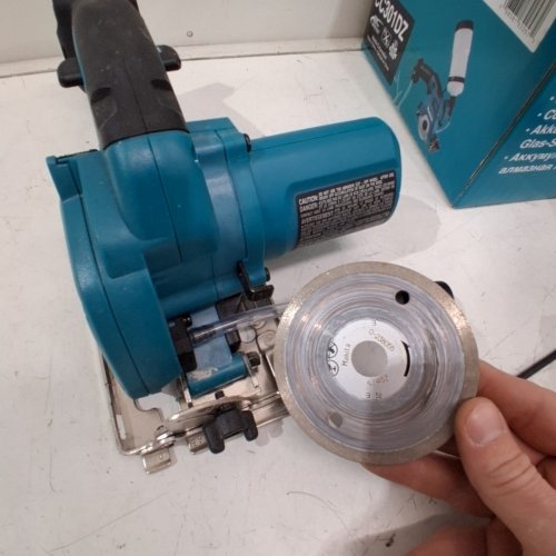 MAKITA CXT CORDLESS GLASS/TILE CIRCULAR SAW *TOOL ONLY* - 3-3/8" / 12V MAX - 1600RPM - BLUE (MODEL: CC301DZ) image 4