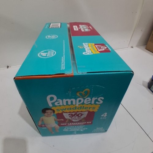 100PK PAMPERS SWADDLERS 360 PULL-ON DIAPERS - SIZE 4 image 3