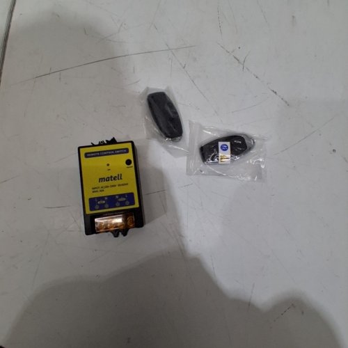 MATELL REMOTE CONTROL SWITCH FOR MOTOR PUMP - 100-240V - 300FT RANGE - BLACK/YELLOW image 2