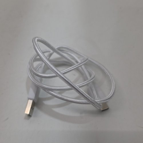 Anker 322 Series Durable Braided USB-A to USB-C Charging Cable - 3ft - White (Model: A81H5H21-1) image 2
