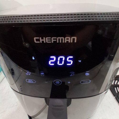CHEFMAN TURBOFRY AIR FRYER - XL 8QT - BPA-FREE - STAINLESS STEEL (MODEL: RJ38-SQSS-8T) image 2