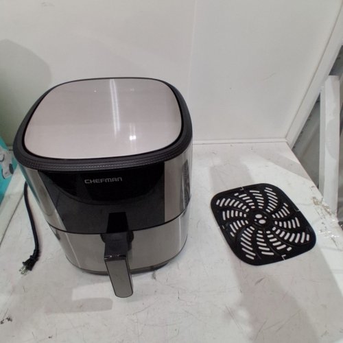 CHEFMAN TURBOFRY AIR FRYER - XL 8QT - BPA-FREE - STAINLESS STEEL (MODEL: RJ38-SQSS-8T) image 3