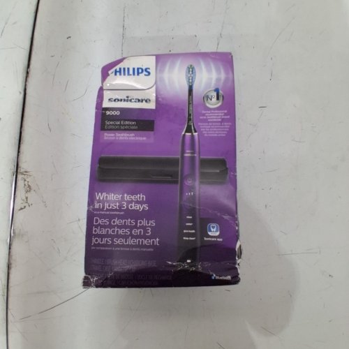 PHILIPS SONICARE DIAMONDCLEAN 9000 SPECIAL EDITION RECHARGEABLE TOOTHBRUSH - BLACK/PURPLE - (MODEL HX9911/91) image 2