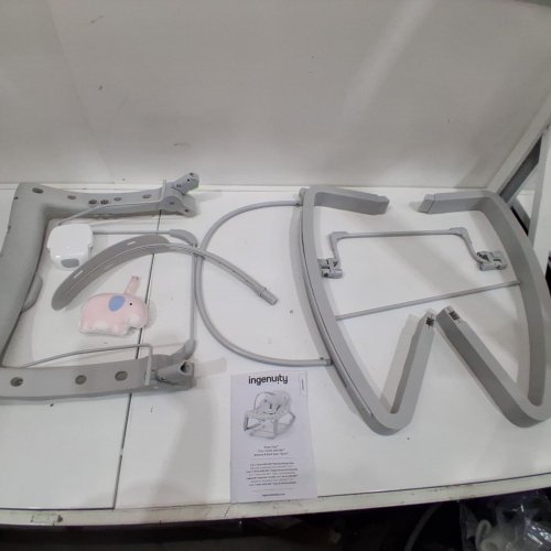 INGENUITY KEEP COZY 3-IN-1 GROW WITH ME VIBRATING BABY BOUNCER SEAT & ROCKER - 6-40LBS - PINK/GREY (MODEL: 12909) image 3