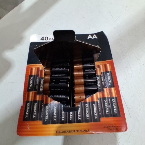 40PK DURACELL AA POWERBOOST BATTERIES (MODEL: 1025574 / MN15TB40) image 2