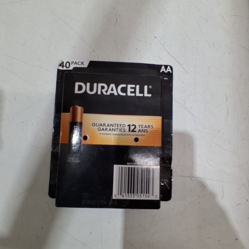 40PK DURACELL AA POWERBOOST BATTERIES (MODEL: 1025574 / MN15TB40) image 3
