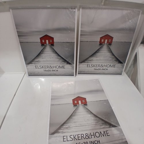3PK ELSKER&HOME PICTURE DISPLAY FRAMES - 16" X 20" - BLACK image 2