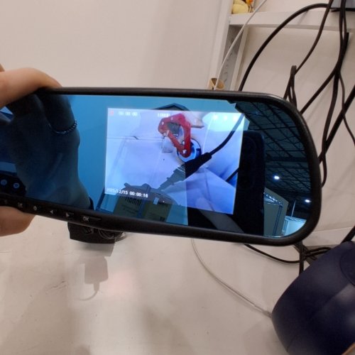 VEHICLE BLACKBOX DVR FULL HD 1080P 4.3 INCH CAR REARVIEW MIRROR - BLACK image 2