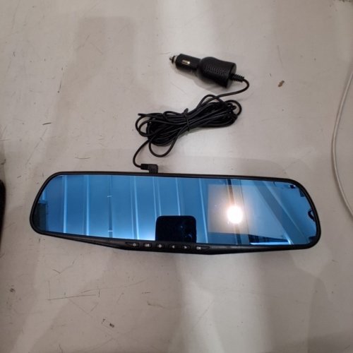 VEHICLE BLACKBOX DVR FULL HD 1080P 4.3 INCH CAR REARVIEW MIRROR - BLACK image 3