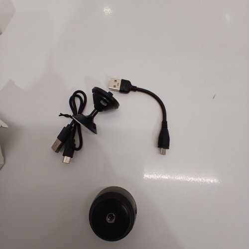 MINI CAMERA VIDEO SURVEILLANCE WIFI INDOOR HOME SECURITY CAMERA - 0.9" - BLACK image 2