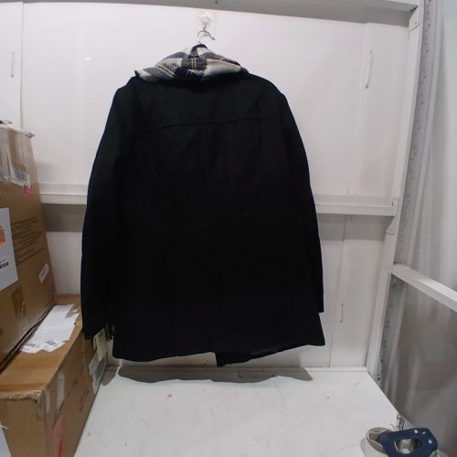 2PC MENS DOCKERS COAT & SCARF - MEDIUM - BLACK/BLUE/TAUPE (STYLE: DM6RP357) image 5