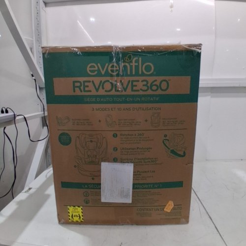 EVENFLO REVOLVE 360 EXTEND 3-IN-1 CONVERTIBLE CAR SEAT - 4LBS-120LBS GREY (MODEL: CS360112405C) image 5