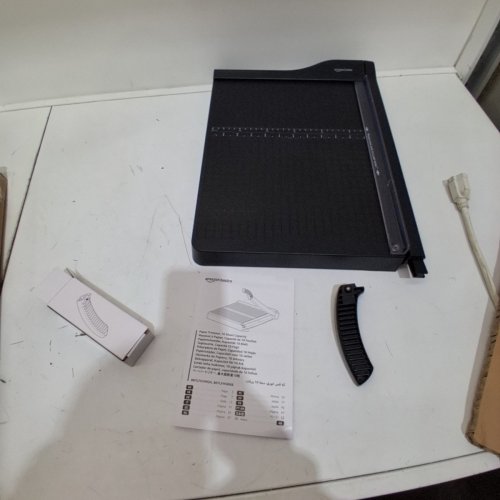 AMAZON BASICS PAPER TRIMMER - 10 SHEET CAPACITY - 15" - BLACK image 2