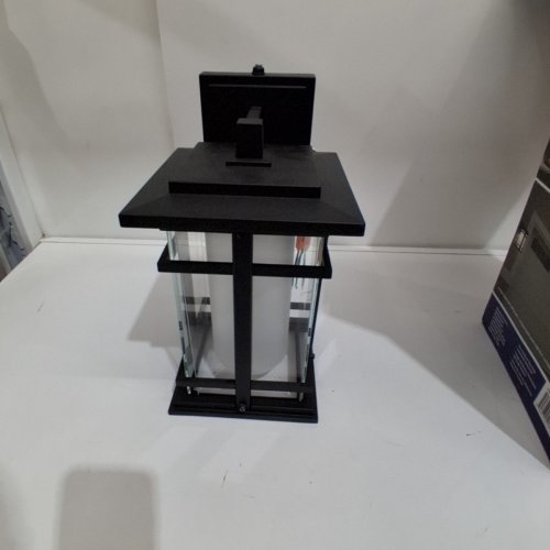 LUTEC CRAFTSMAN STYLE OUTDOOR LED WALL LANTERN - 12.5" X 7.5" X 7" - BLACK (MODEL: 1806320) image 2