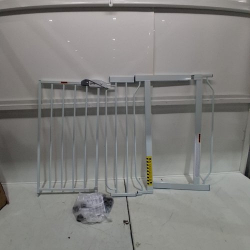 REGALO EASY-STEP METAL WALK-THROUGH SAFETY GATE - 30" X 29'' - 38.5'' - WHITE (MODEL: 1160DS) image 2