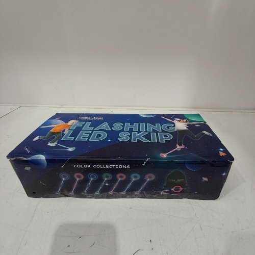 2PK TODOS AMAN LED FLASHING ROCKET ANKLE SKIP - PURPLE/PINK image 3