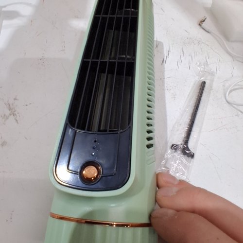TUBULAR DESKTOP TOWER FAN - 5 V - 3.5W - MINT GREEN (MODEL: E2) image 2
