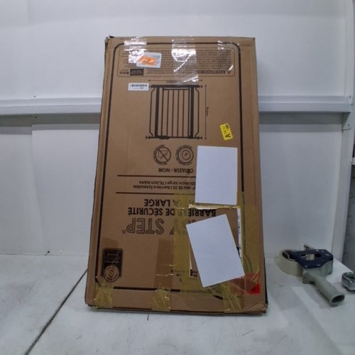 REGALO EASY STEP EXTRA WIDE SAFETY GATE - 29-49" X 30" - BLACK (MODEL: 1164 EB DS) image 3