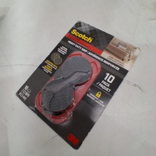 9PK SCOTCH ANTI-SKID ADHESIVE PADS - 2.5" (MODEL: SP933-10NAEF) image 3