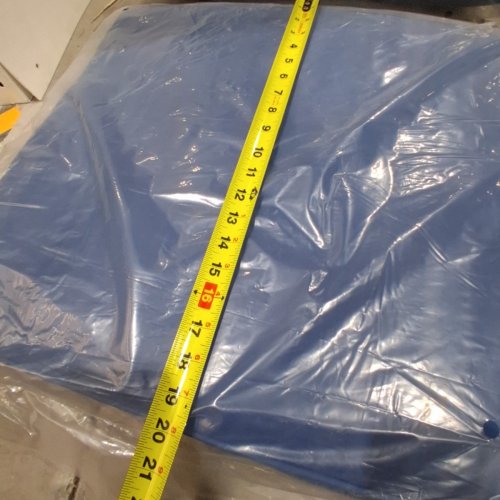 4PC PATIO CUSHIONS - ASSORTED SIZES - BLUE image 3