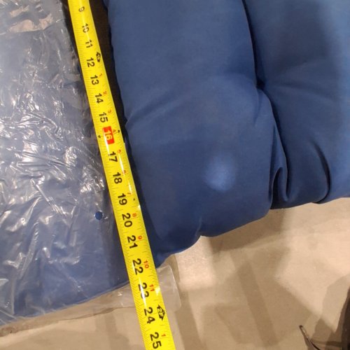 4PC PATIO CUSHIONS - ASSORTED SIZES - BLUE image 6