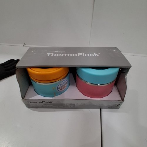 2PK THERMOFLASK DOUBLE WALL INSULATED FOOD JAR - 20OZ - MULTICOLOUR image 4