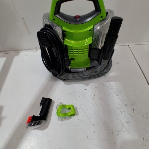 BISSELL LITTLE GREEN PROHEAT PORTABLE DEEP CLEANER/SPOT CLEANER - GREEN/GREY (MODEL: 2513B / 2513N) image 5