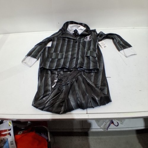 3PC GIRL'S RUBIES WEDNESDAY ADDAMS NEVERMORE ACADEMY SCHOOL UNIFORM COSTUME - LARGE 10/12 (STYLE: 1000159) image 2