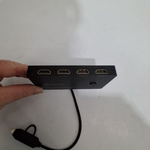 KCEVE USB TO 4XHD ADAPTER - 1080P@60HZ - USB-A & USB-C INPUT - BLACK (MODEL: MSTH14) image 5
