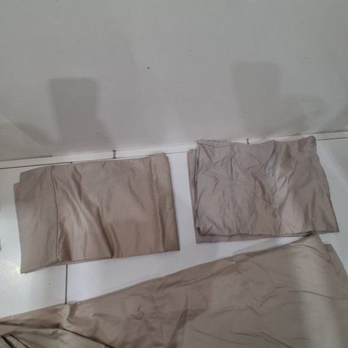 4PC KIRKLAND SIGNATURE 680 THREAD COUNT SHEET SET - QUEEN - BEIGE image 4