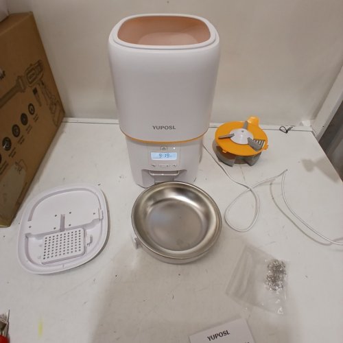 YUPOSL AUTOMATIC PET FEEDER - 4L - WHITE (MODEL: YPF01) image 3