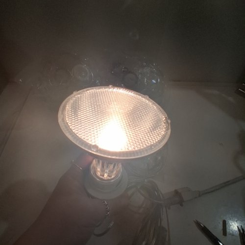2PK ROUND CRYSTAL PLUG-IN PENDANT LIGHTS - 8"D - SILVER image 3