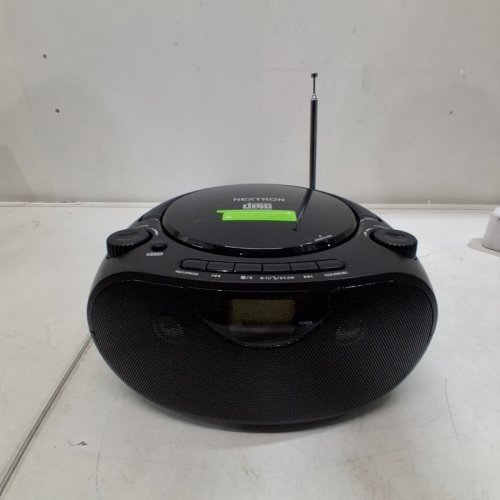 NEXTRON PORTABLE STEREO CD PLAYER BOOMBOX WITH AM/FM RADIO, BLUETOOTH, USB, AUX-IN, HEADPHONE JACK, CD-R/RW AND MP3 CDS COMPATIBLE, CLEAR AND FULL SOUND WITH BASS BOOST, AC/BATTERY OPERATED - BLACK - (MODEL: CB-500BT) image 3